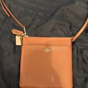 Coach Tan Leather Crossbody Bag
